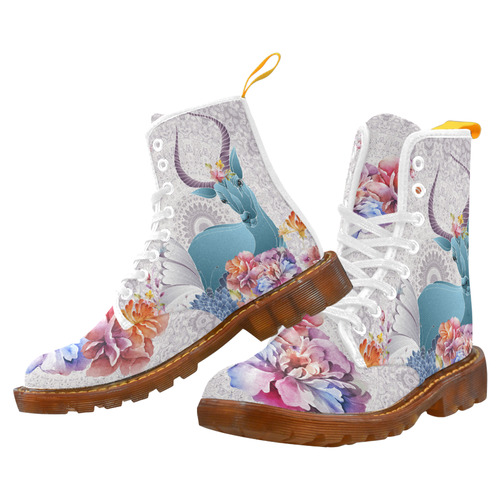 Flower Field Magic Martin Boots For Women Model 1203H