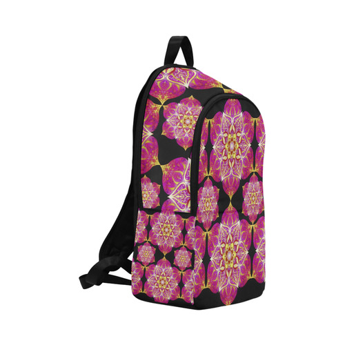 Tessellated stars pink Fabric Backpack for Adult (Model 1659)