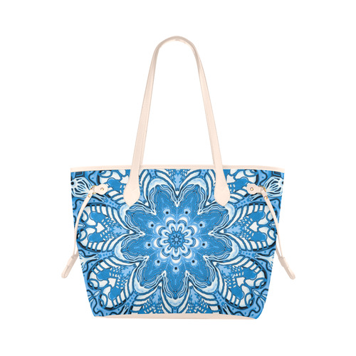 summer mandala 12 Clover Canvas Tote Bag (Model 1661)