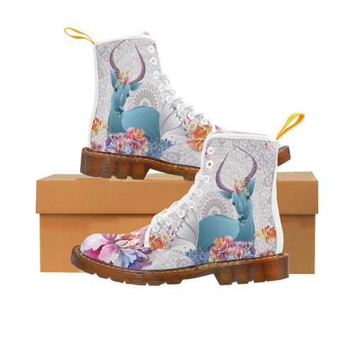 Flower Field Magic Martin Boots For Women Model 1203H