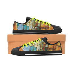 Rusty texture Aquila Microfiber Leather Women's Shoes (Model 028)