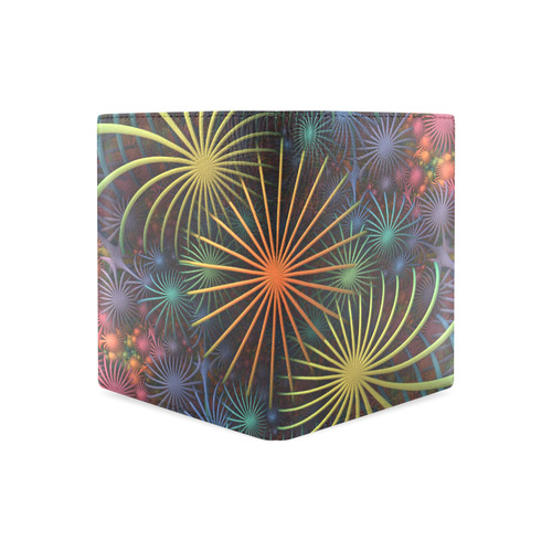 Fireworks Men's Leather Wallet (Model 1612)