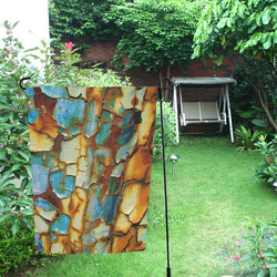 Rusty texture Garden Flag 12‘’x18‘’(Without Flagpole)