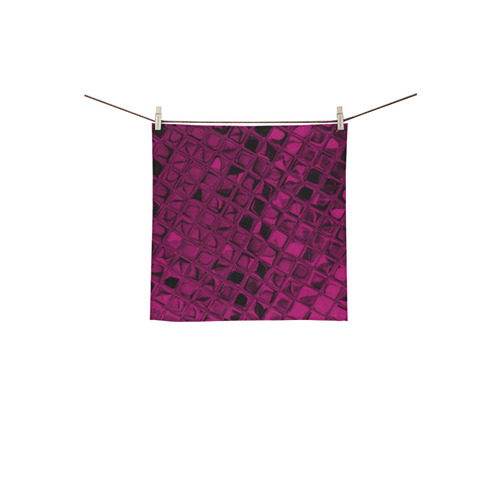 Metallic Lipstick Square Towel 13“x13”