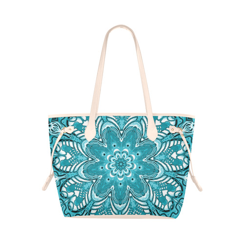 summer mandala 11 Clover Canvas Tote Bag (Model 1661)