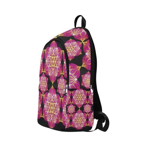 Tessellated stars pink Fabric Backpack for Adult (Model 1659)