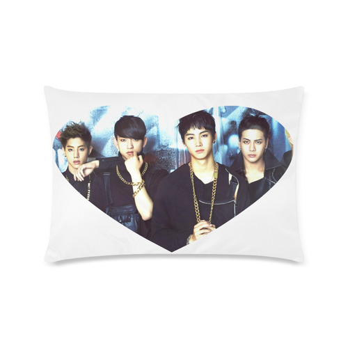 GOT7 kpop group pillow case Custom Rectangle Pillow Case 16"x24" (one side)
