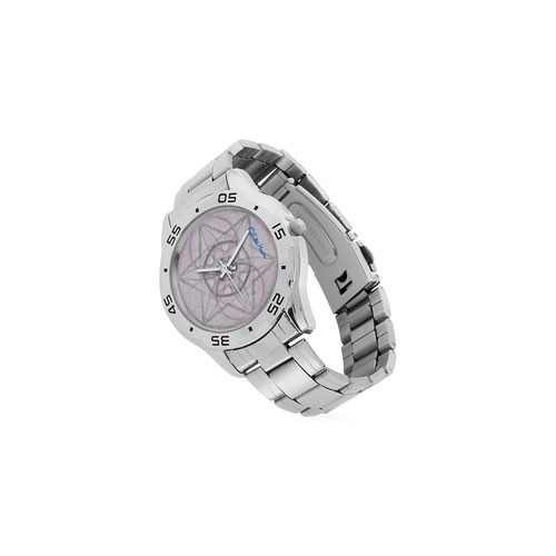 Protection- transcendental love by Sitre haim Men's Stainless Steel Analog Watch(Model 108)