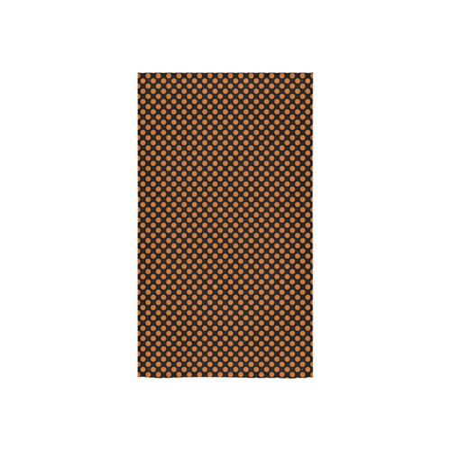 Black and Autumn Maple Polka Dots Custom Towel 16"x28"