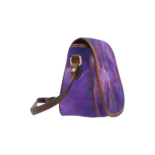 Purple Cat Saddle Bag/Large (Model 1649)