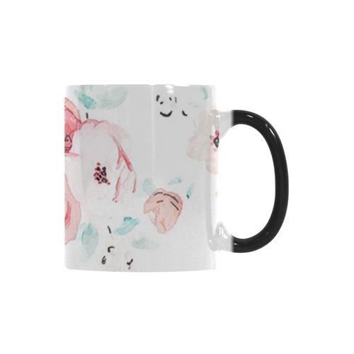 floral pattern Custom Morphing Mug