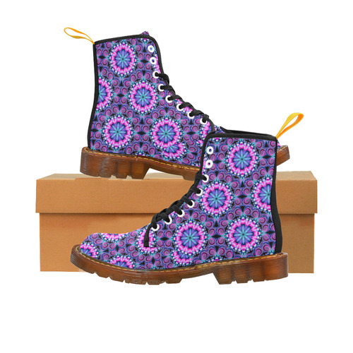 Mandala shades of pink Martin Boots For Women Model 1203H