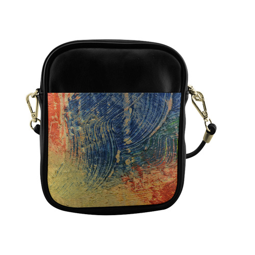 3 colors paint Sling Bag (Model 1627)