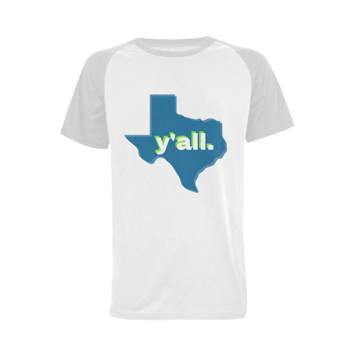 Texas Men's Raglan T-shirt Big Size (USA Size) (Model T11)