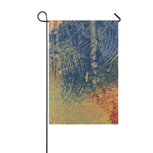 3 colors paint Garden Flag 12‘’x18‘’（Without Flagpole）