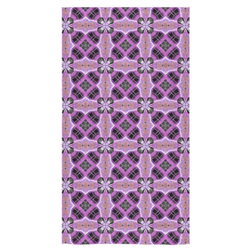 Purple Geometric Bath Towel 30"x56"