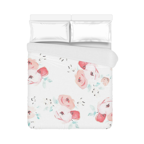 floral pattern Duvet Cover 86"x70" ( All-over-print)