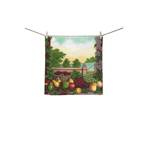 Vintage Harvest Square Towel 13“x13”