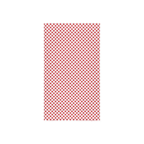 Flame Scarlet Polka Dots Custom Towel 16"x28"