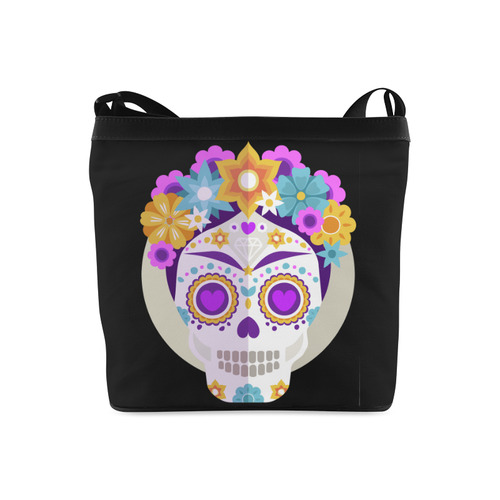 Sugar Skull Day of the Dead Crossbody Bags (Model 1613)