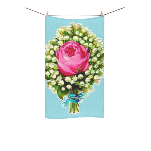Vintage Floral Bouquet Custom Towel 16"x28"