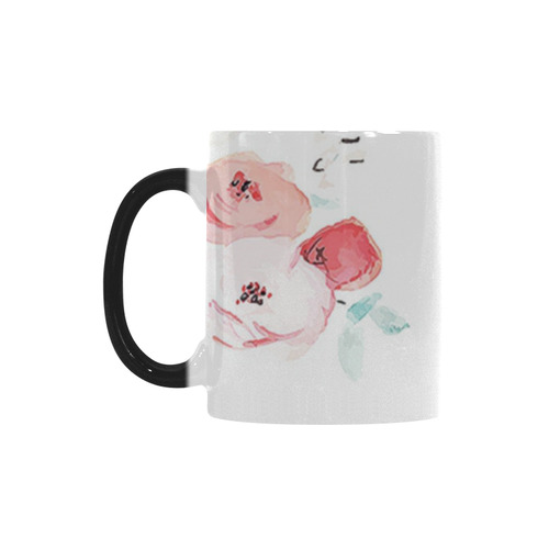 floral pattern Custom Morphing Mug