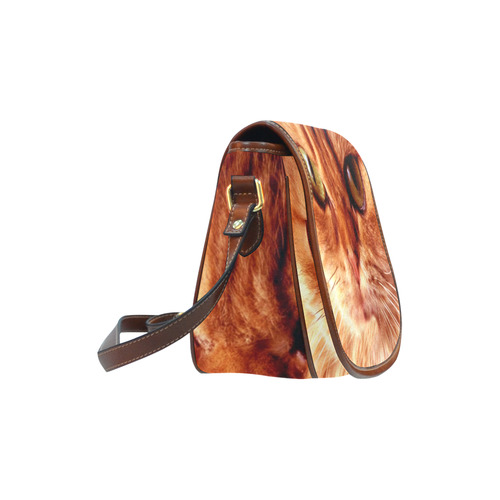 Orange Cat Saddle Bag/Large (Model 1649)