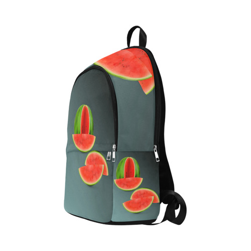 Watercolor Watermelon, red green and sweet Fabric Backpack for Adult (Model 1659)