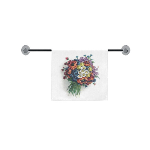 Romantic Floral Bouquet Custom Towel 16"x28"