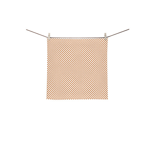 Autumn Maple Polka Dots Square Towel 13“x13”