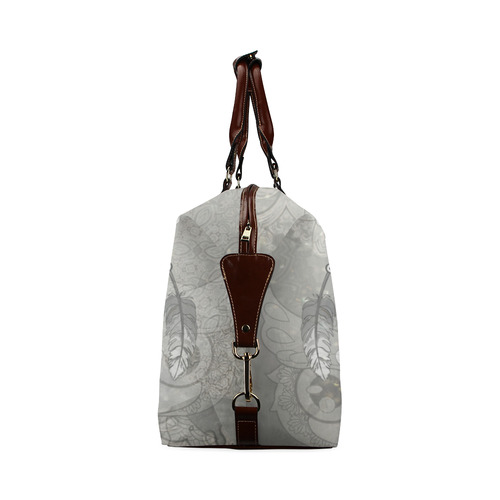 Cute owl, mandala design Classic Travel Bag (Model 1643) Remake