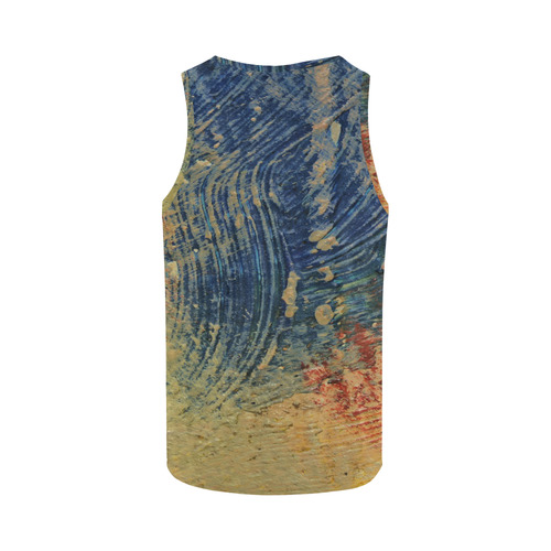 3 colors paint All Over Print Tank Top for Men (Model T43)