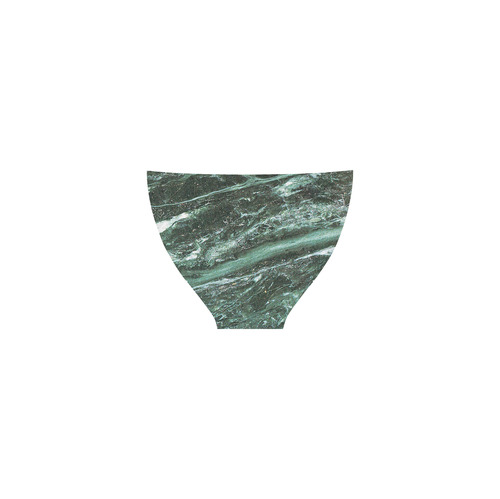 Green Marble Emerald Stone Texture Custom Bikini Swimsuit (Model S01)
