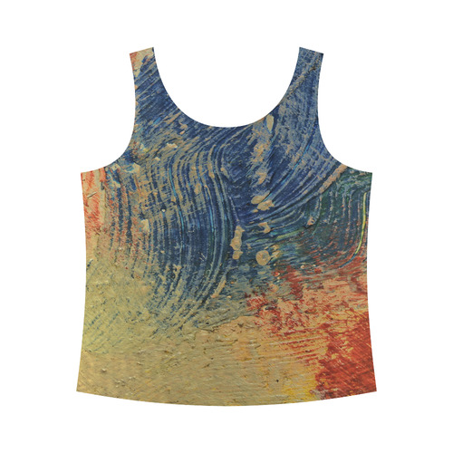 3 colors paint All Over Print Tank Top for Women (Model T43)