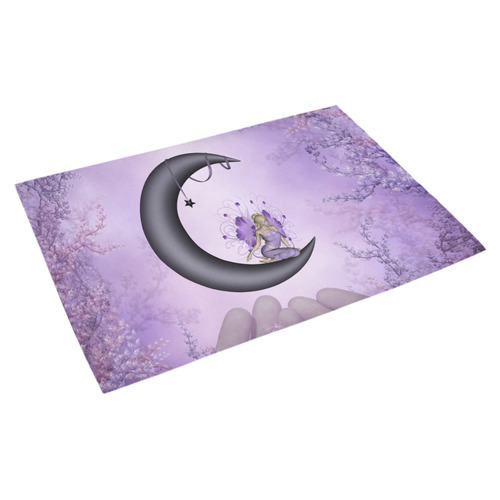 Wonderful fairy on the moon Azalea Doormat 30" x 18" (Sponge Material)