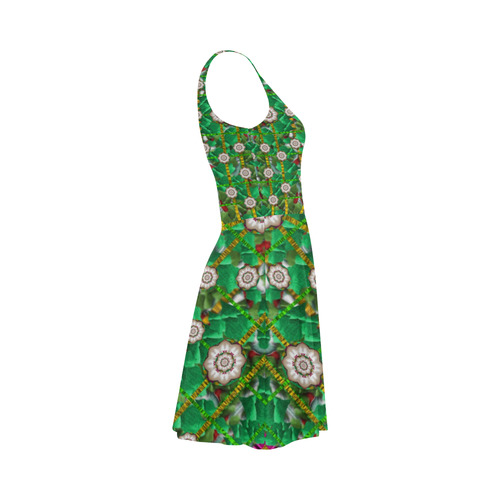 pearl flowers in the glowing forest Atalanta Sundress (Model D04)