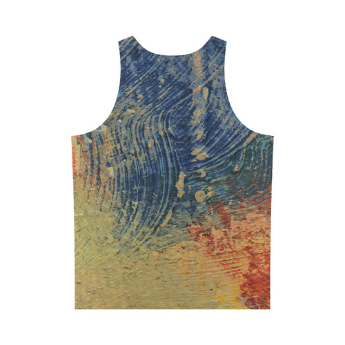 3 colors paint All Over Print Tank Top for Men (Model T43)