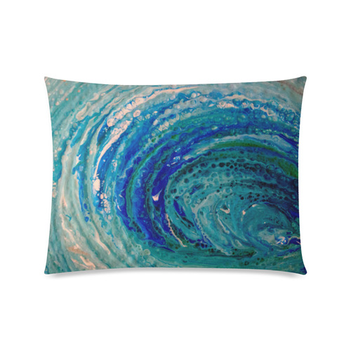 wave Custom Picture Pillow Case 20"x26" (one side)