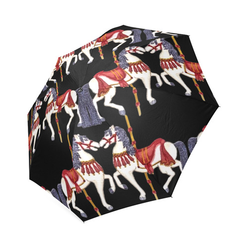 prancing carouselle ponies Foldable Umbrella (Model U01)