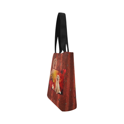 Sweet golden retriever Canvas Tote Bag (Model 1657)