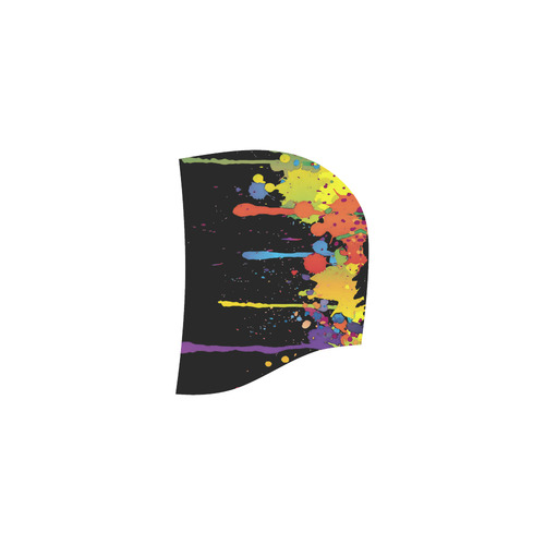 Crazy multicolored running SPLASHES All Over Print Sleeveless Hoodie for Women (Model H15)