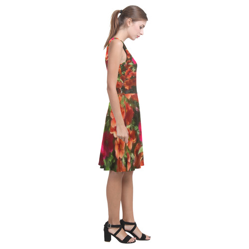 Painted Flowers 4 by JamColors Atalanta Casual Sundress(Model D04)