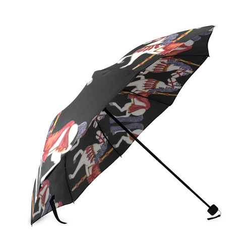 prancing carouselle ponies Foldable Umbrella (Model U01)