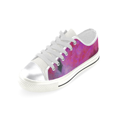 Painted Roses by JamColors Canvas Women's Shoes/Large Size (Model 018)
