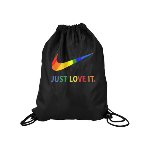 just-xxx-it-bagmodel Medium Drawstring Bag Model 1604 (Twin Sides) 13.8"(W) * 18.1"(H)