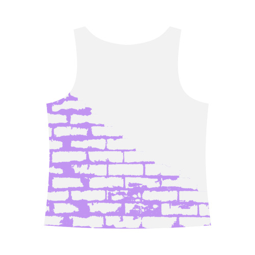 HA Signature Brick Wall All Over Print Tank Top for Women (Model T43)