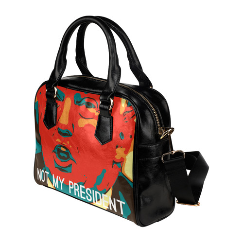 Trump Not My President Shoulder Handbag (Model 1634)