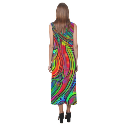 Hot hot Summer 7B by JamColors Phaedra Sleeveless Open Fork Long Dress (Model D08)