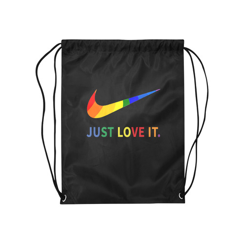 just-xxx-it-bagmodel Medium Drawstring Bag Model 1604 (Twin Sides) 13.8"(W) * 18.1"(H)