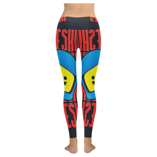 Spaceship Spaceship Women's Low Rise Leggings (Invisible Stitch) (Model L05)